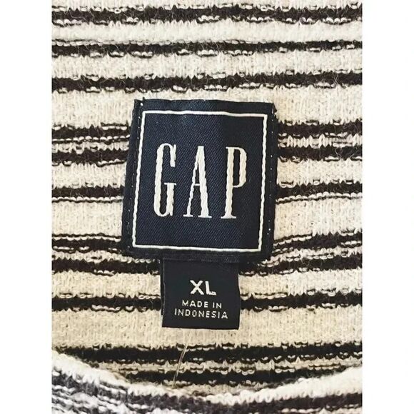 GAP Black and White Striped Blouse - Picture 5 of 6